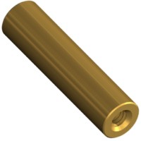 9215-A-115-17 SPACER 3/16 RND X 5/8 L X #4 (0.115) ID AL/IR GO